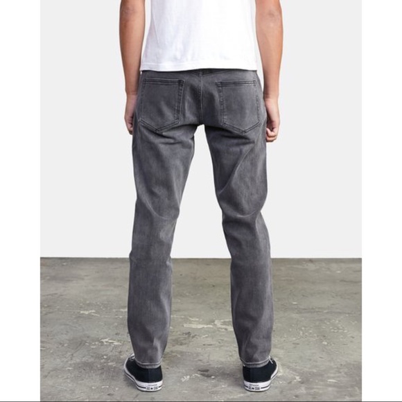 RVCA Daggers Denim Slim Straight Jeans - Picture 3 of 8